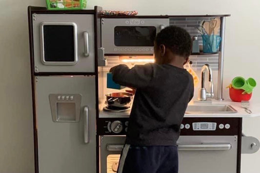 Online Debate About Kitchen Toys For Boys Sparks Heartwarming Images Of Kids At Play