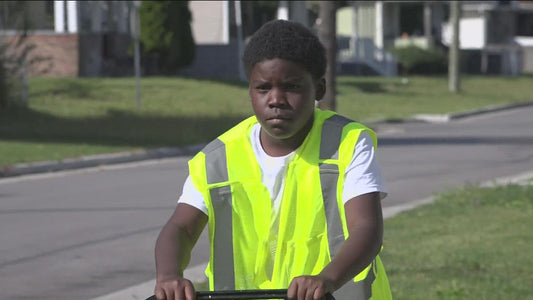 11-year-old Riverside Boy Is Taking It Up A Notch With His Lawn Mowing Business