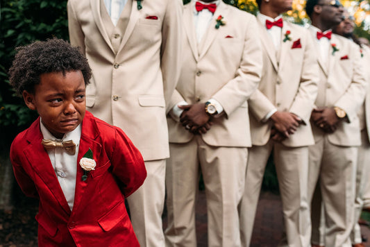 All The Feels: 6-Year-Old Overcome With Emotion Watching His Mother Walk Down The Aisle