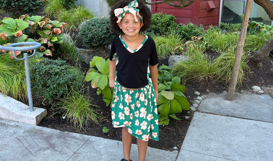 Dad Beams With Pride After Daughter Designed And Sewed An Outfit For Fashion Camp