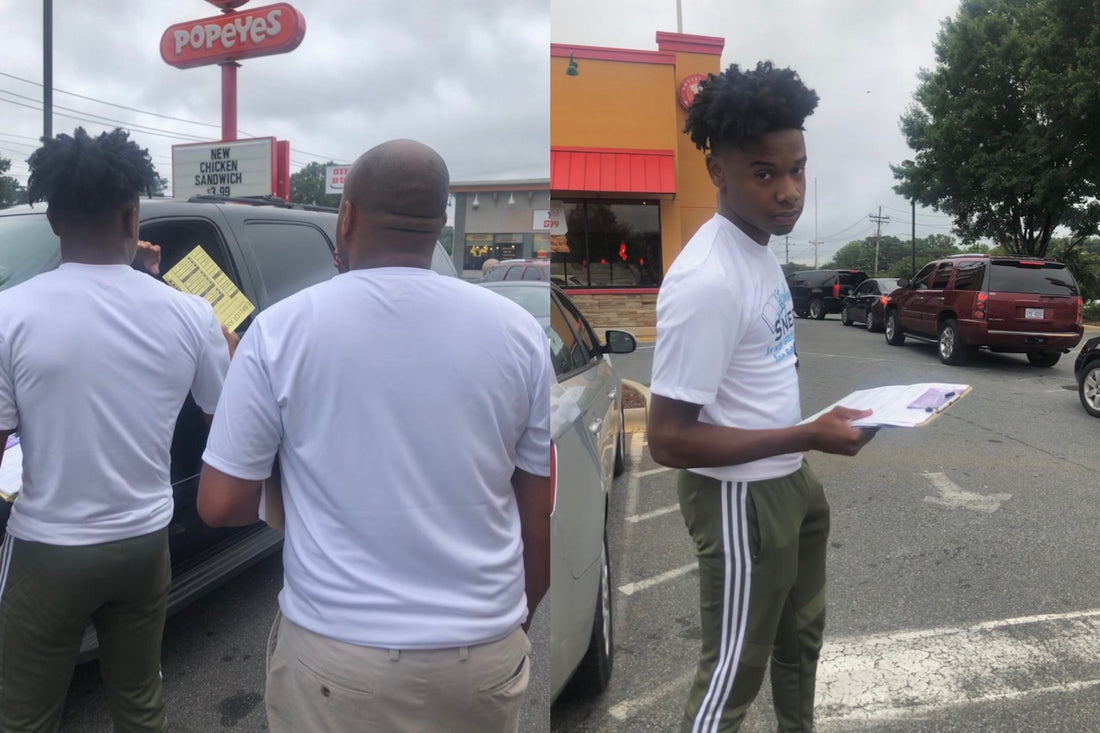 North Carolina Teen Registered People to Vote as They Waited in Line at Popeyes
