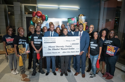 Historic Alfred Street Baptist Church Gifts Howard University with $100,000 to Help Students with Debt Graduate