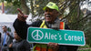 Over 100 People, Including Past Students, Surprise Crossing Guard On 80th Birthday