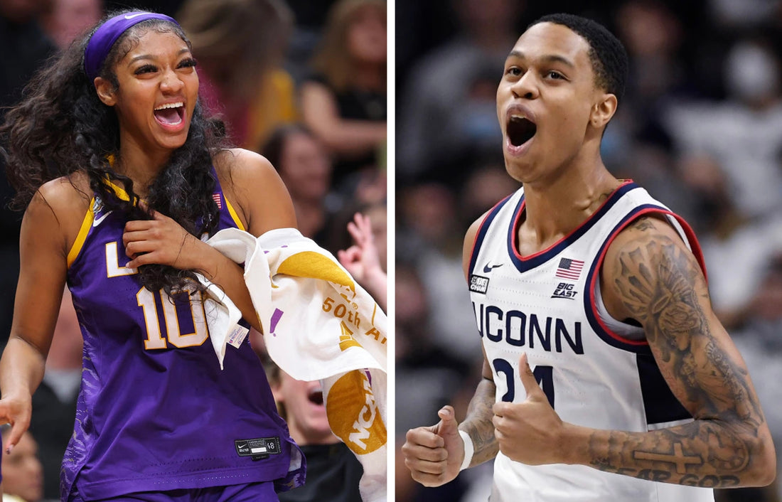 Cousins Angel Reese & Jordan Hawkins Win NCAA Championship Titles Just One Day Apart