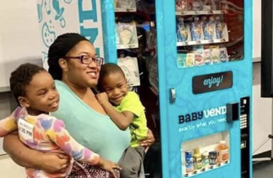 Mom of Twins Creates Innovative Vending Machine For Baby Products