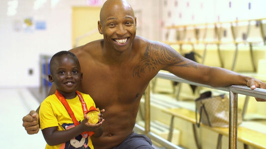 Olympic Swimmer Cullen Jones Inspires Children Of Color To Swim On The National 'Make A Splash Tour'