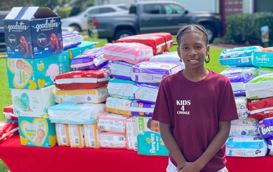 11-Year-Old Uses Money From Lemonade Stand To Donate 22,000 Diapers To Single Mothers