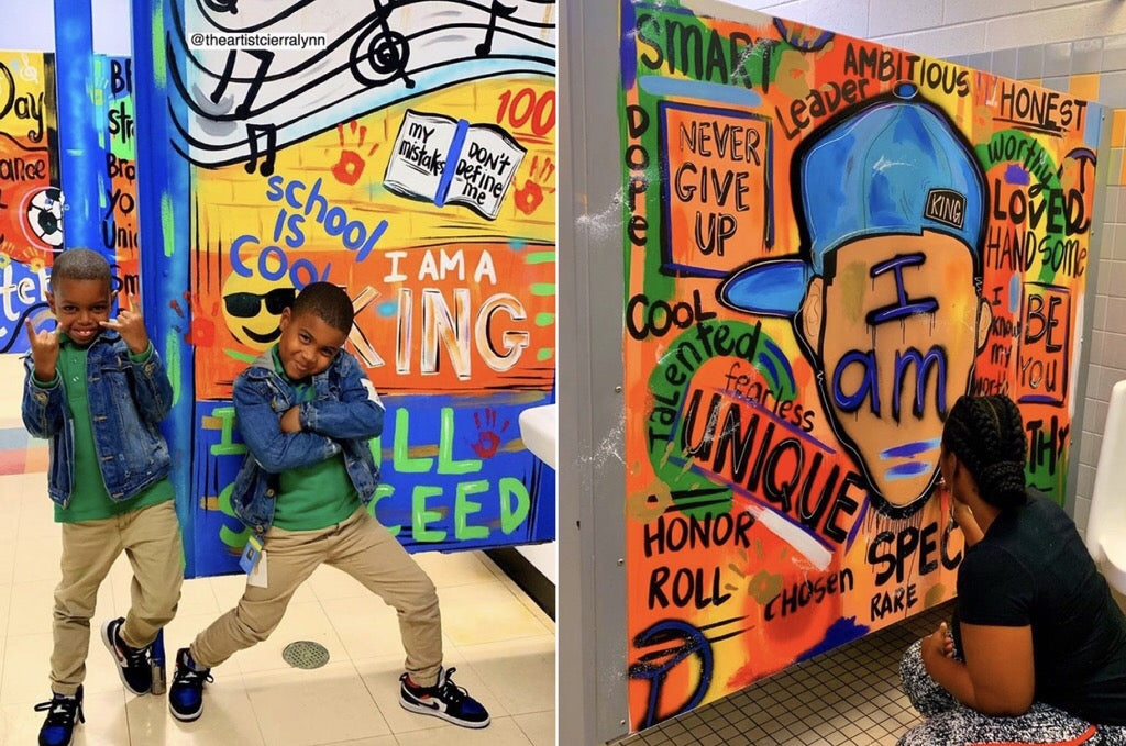 This Artist Is Turning School Bathrooms Into A Place Of Peace And Empowerment