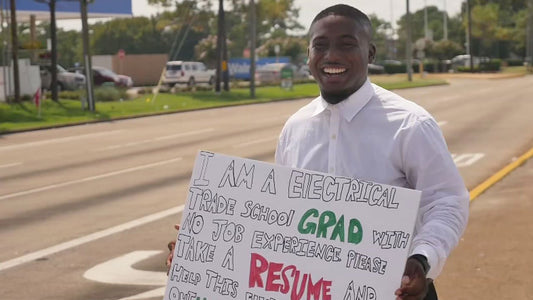 Can't Knock The Hustle: Recent Grad Passes Out Résumés At Intersection And Lands Dream Job