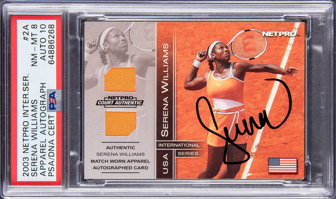 Serena Williams' 2003 Trading Card Sets Record As Highest-Priced Card Featuring A Woman Athlete