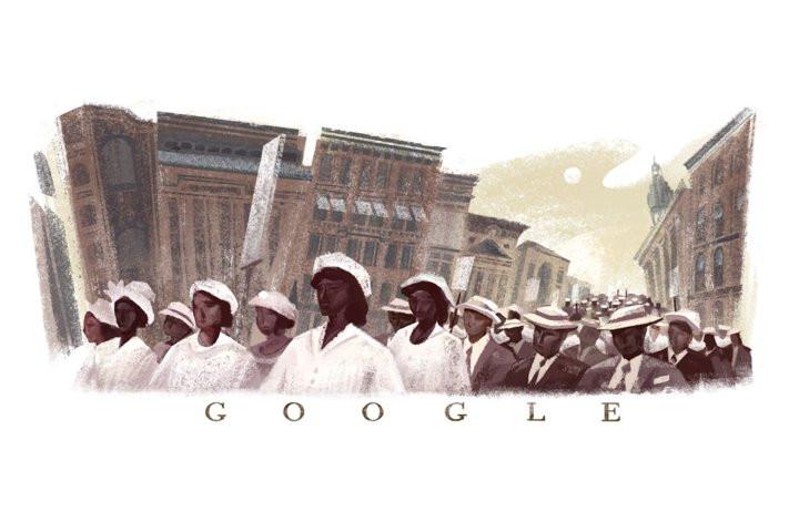 Google Doodle Honors 100th Anniversary Of NAACP's Silent Protest Parade