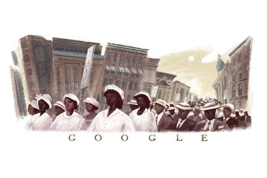 Google Doodle Honors 100th Anniversary Of NAACP's Silent Protest Parade