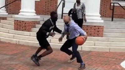 HBCU President and Grad Student Have Basketball Showdown In New Viral Video