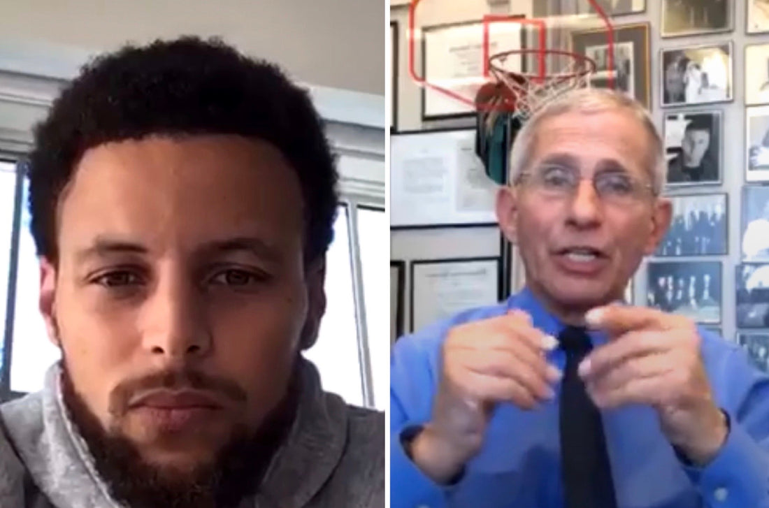 NBA Superstar Steph Curry Hosted Live Q&A with Dr. Anthony Fauci To Answer Your Questions About COVID-19