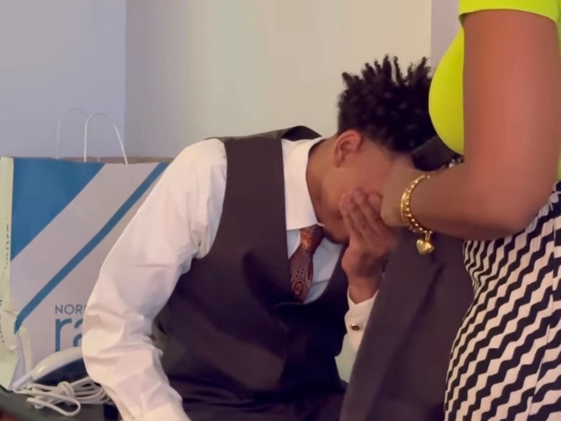 A Late Grandmother's Love, Tailored into a Prom Suit