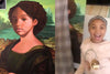 A Dad Painted His Daughter as Mona Lisa and Her Reaction is Priceless