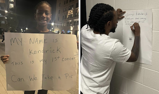 Kendrick Lamar Pens Special Message To 9-Year-Old Fan At Detroit Show