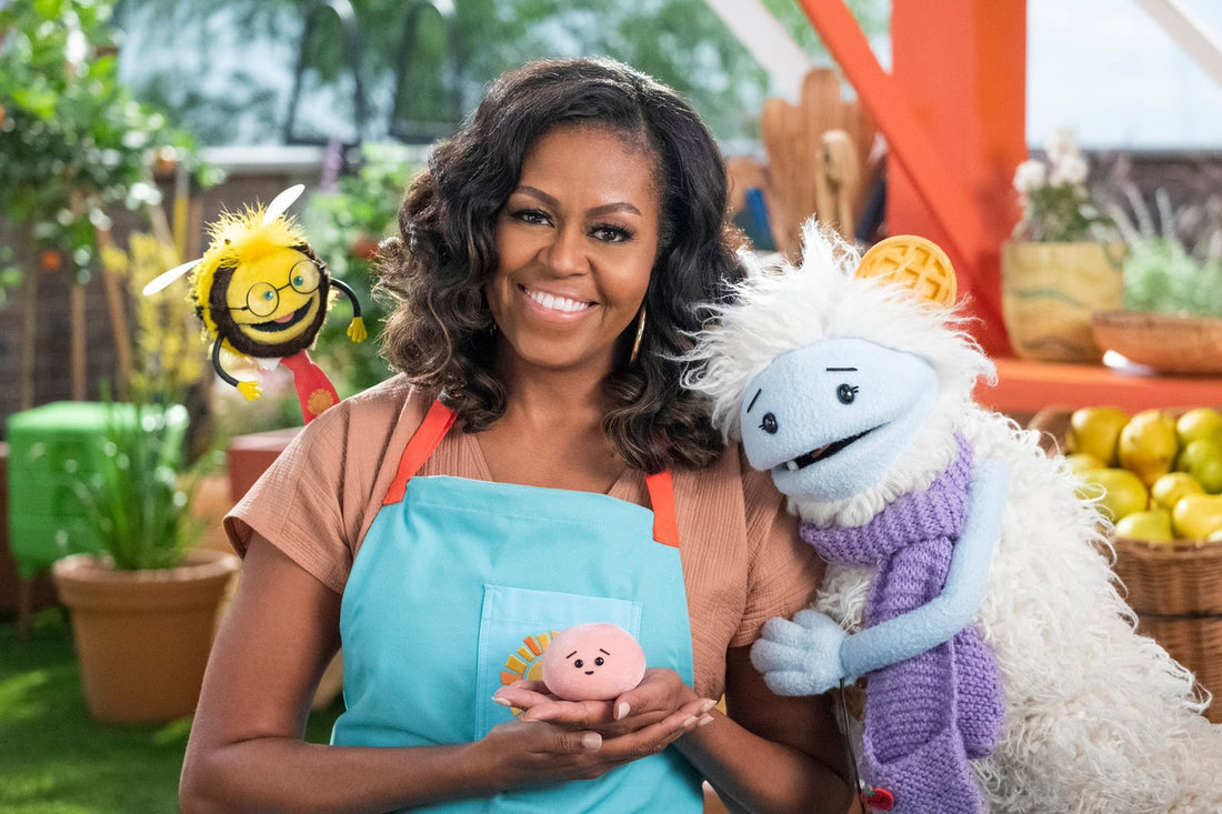 Michelle Obama Launching New Children’s Show - Waffles + Mochi - on Netflix About Healthy Eating