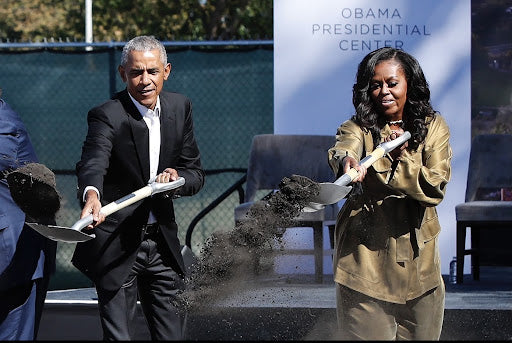 The Obamas Officially Break Ground On Their Presidential Center In Chicago