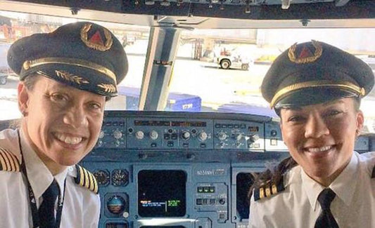 Here's How Two African American Women Pilots Made History Together At Delta Airlines