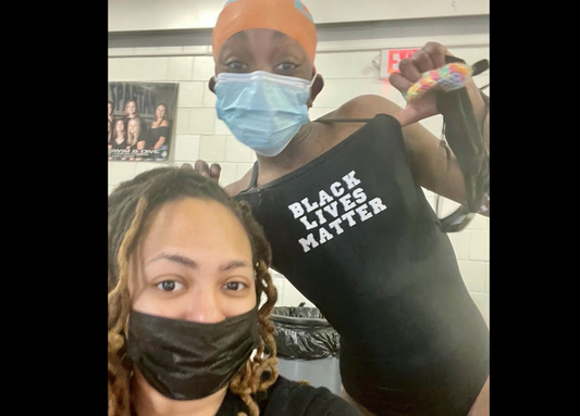 12-Year-Old Swimmer Takes a Stand in Black Lives Matter Suit