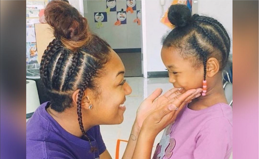 This Teacher Replicated Her Student's Natural Hairstyle To Empower Her To Embrace Her Authentic Self