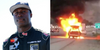 NASCAR Driver Saves Family Of Four From A Vehicle Fire