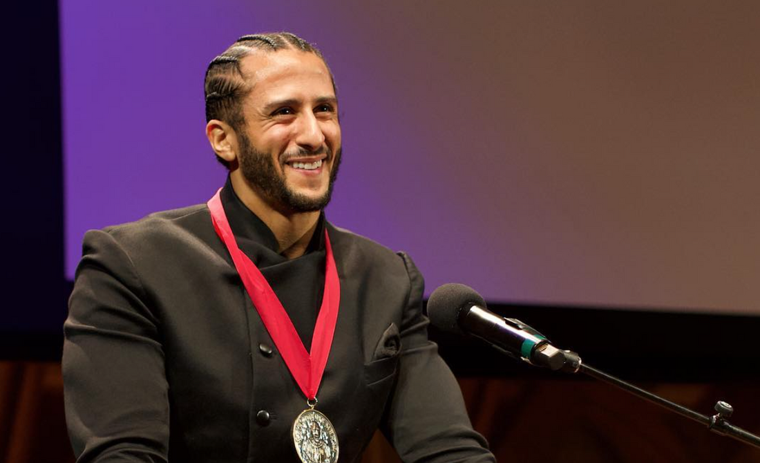 Colin Kaepernick Receives Harvard's W.E.B. Du Bois Medal