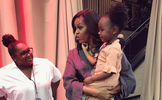 Michelle Obama Reunites With The Little Girl Who Was Awestruck By Her Portrait At D.C. 'Becoming' Tour Stop
