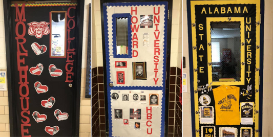 Teachers Represent HBCUs With Door Decorations That Teach Their Students About Historically Black Colleges and Universities