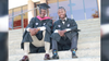 Father and Son Graduating from the Same College Together