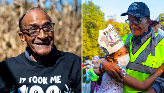 Crossing Guard Who’s Been Serving Students For Over 30 Years Celebrated His 100th Birthday