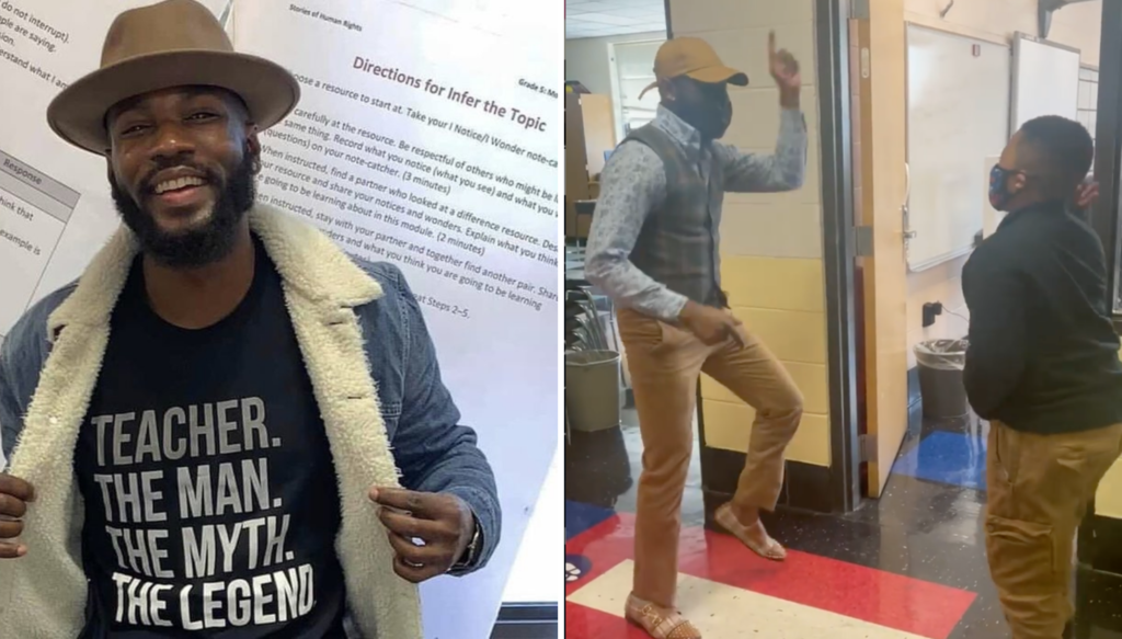 Memphis Educator Greets More Than 200 Students With A Personalized Handshake Daily