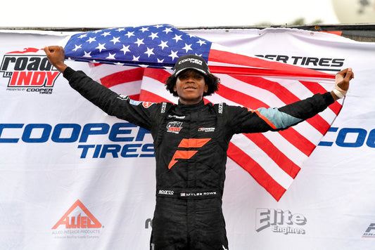 Myles Rowe Makes History As The First Black Driver To Win The USF2000 Championship for Force Indy
