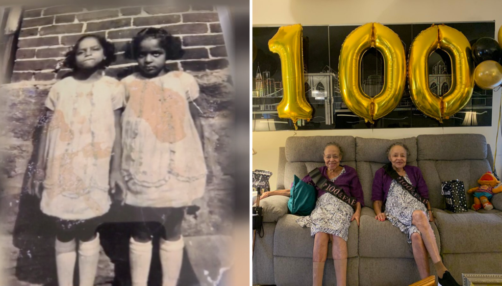 These Twins Just Celebrated Their 100th Birthday With A Special Socially Distanced Celebration
