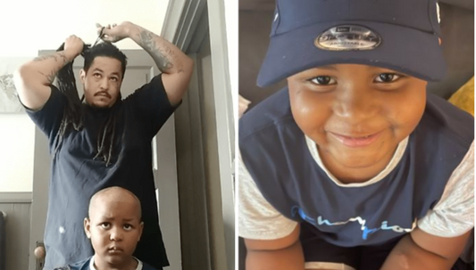 This Father Shaved Off His Locs To Support His Son Who Lost His Hair Due To Chemotherapy