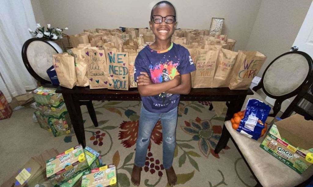 This 10-Year-Old Texas Boy Is On A Mission To Feed And Educate Others With His Race To Kindness Campaign