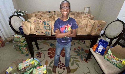 This 10-Year-Old Texas Boy Is On A Mission To Feed And Educate Others With His Race To Kindness Campaign