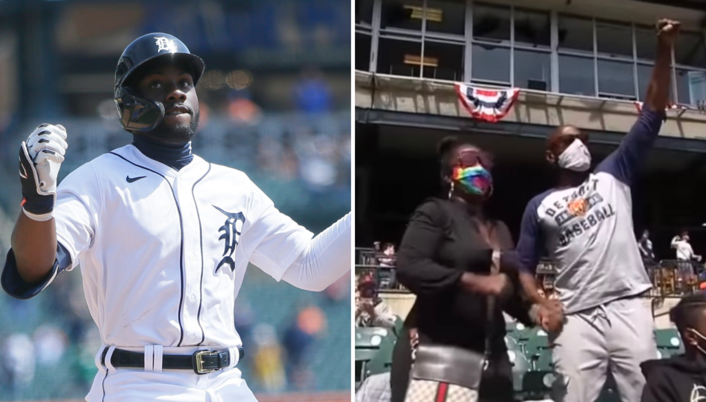 22-Year-Old MLB Rookie Hits A Home Run On The First Game Of His Career As His Family Cheers On