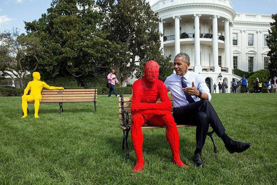 Because of Them We Can visits the White House
