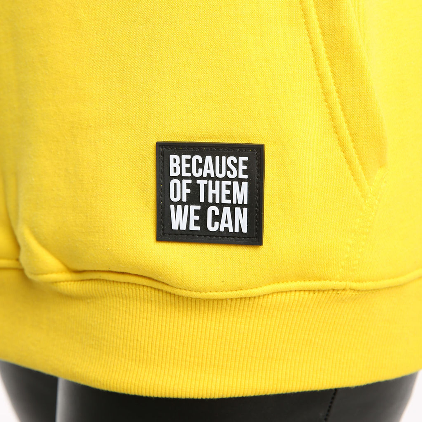 Black And Yellow Because of Them We Can Crewneck