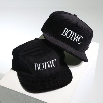 BOTWC Corduroy Six Panel Hat - Black