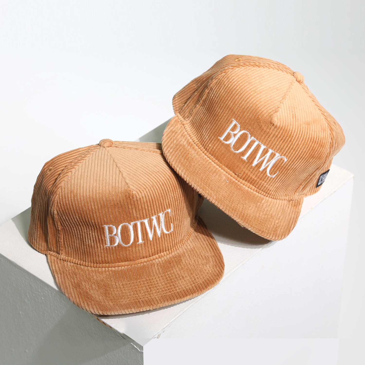 BOTWC Corduroy Six Panel Hat - Camel