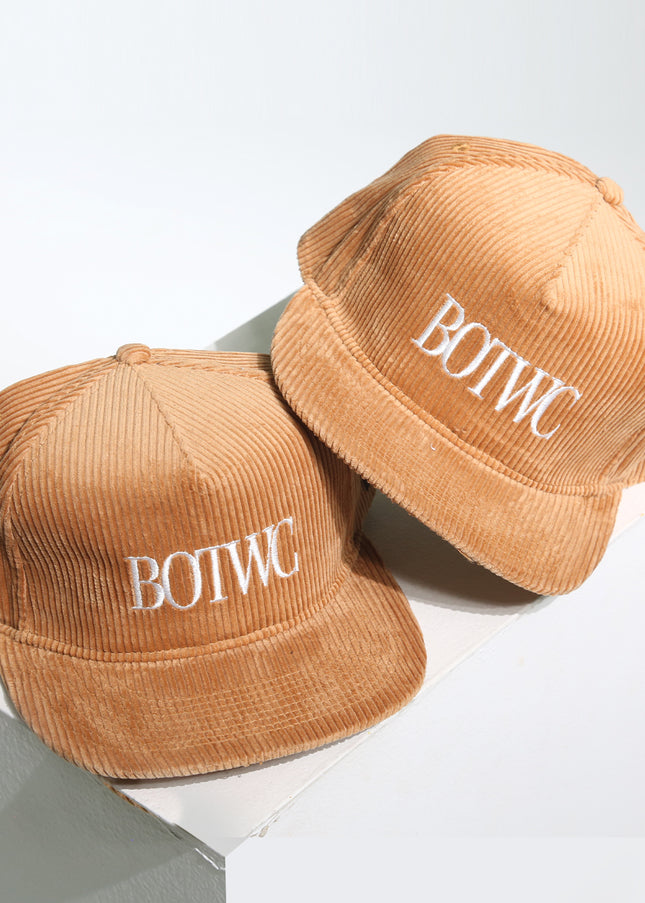 BOTWC Corduroy Six Panel Hat - Camel
