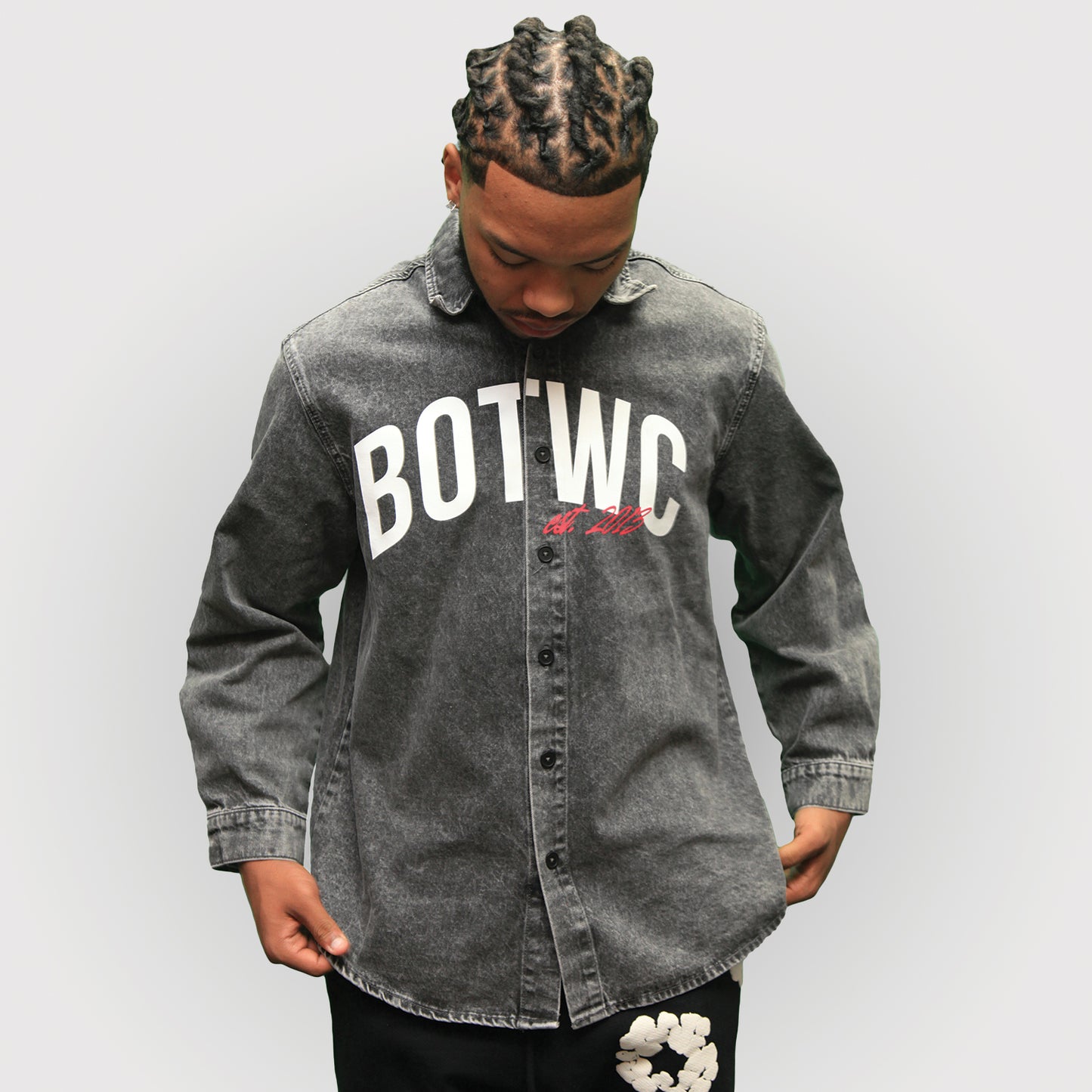 BOTWC Ancestors Denim Button Up Shirt