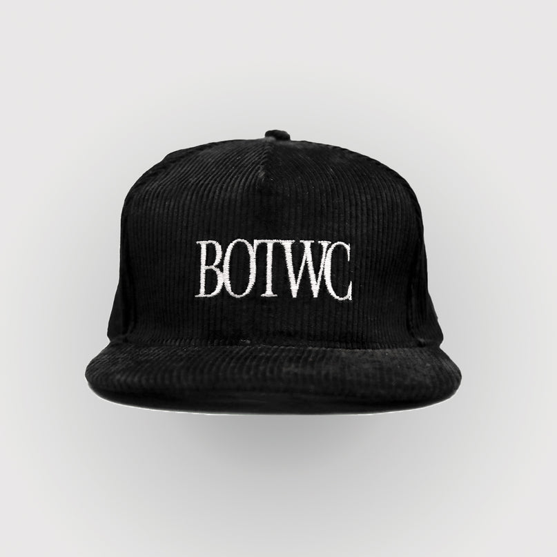 BOTWC Corduroy Six Panel Hat - Black