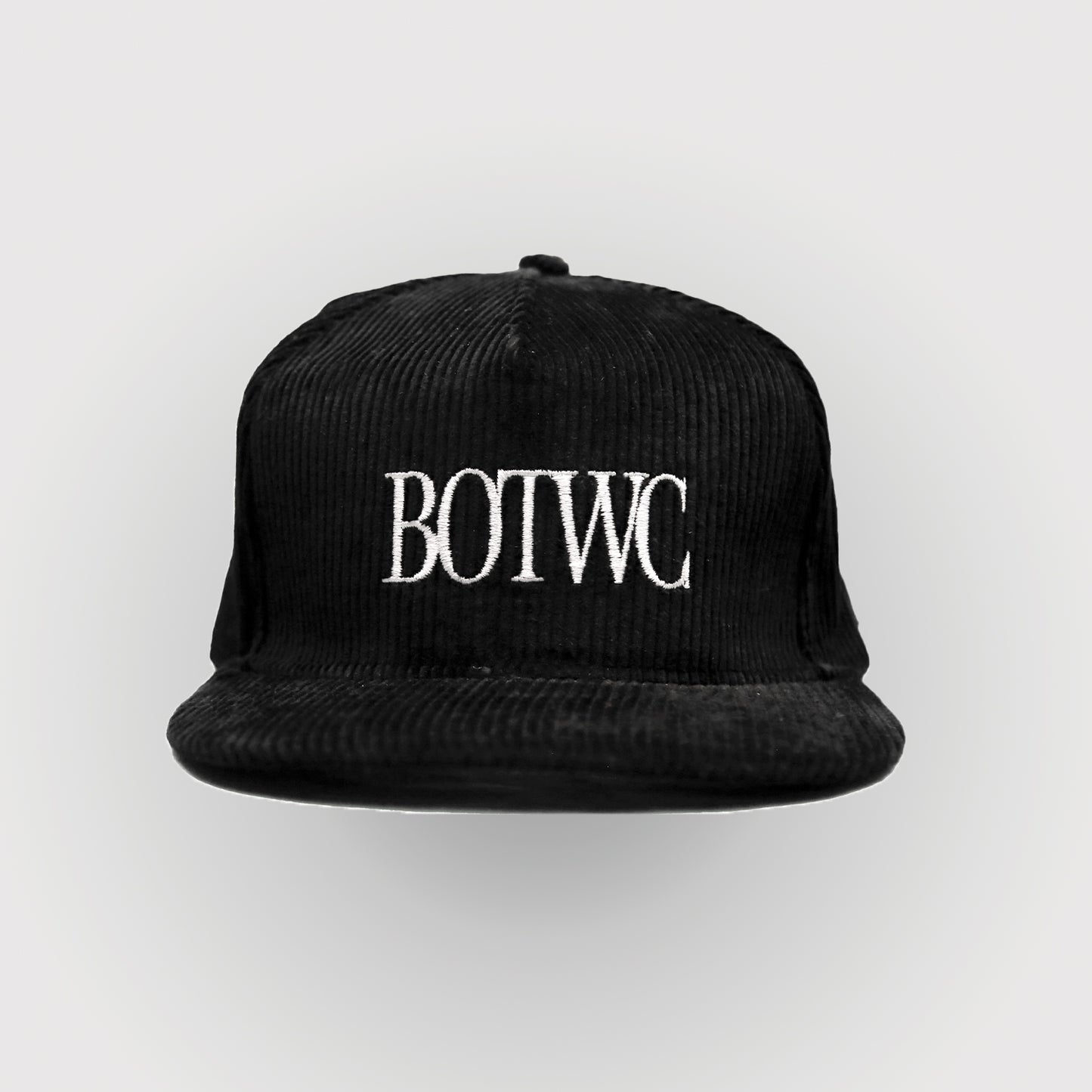 BOTWC Corduroy Six Panel Hat - Black