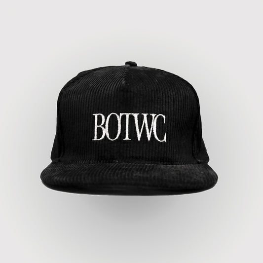 BOTWC Corduroy Six Panel Hat - Black