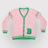 Because of Them We Can Cardigan - Pink and Green