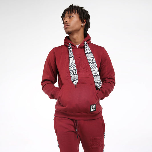 Because of Them We Can Ribbon Sweatsuit - Maroon